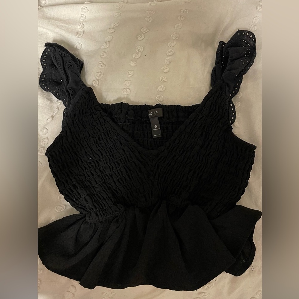 Black Aqua summery shirt